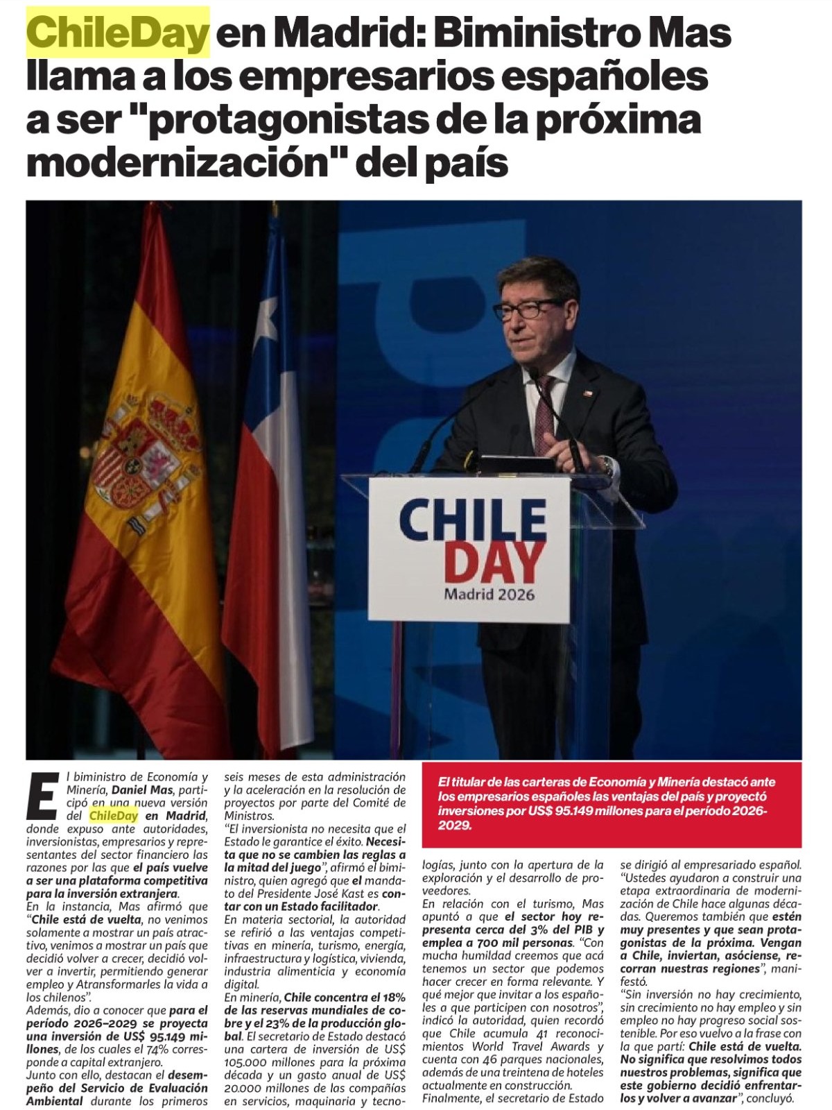 Recorte de prensa: Puranoticia, 14 de septiembre de 2026