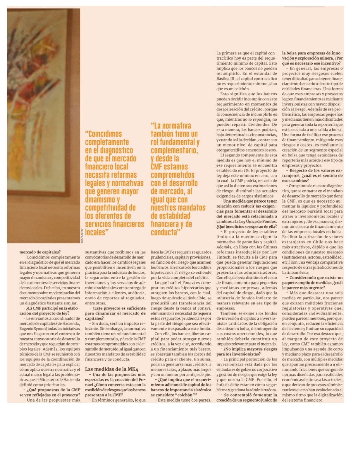Recorte de prensa: Diario Financiero, 16 de septiembre de 2026 (2)